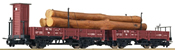 Twin Pivot Open Wagon Set with Timber Load RSE Ep.III