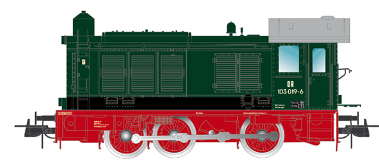 Lima 2033 - Diesel locomotive Class  V36 - DR