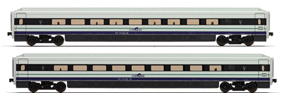 Lima 4021 - Carriage set with 2 intermediate coach for Cisalpino 2