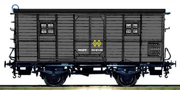 Mabar M-81332 - Baggage car DV61163 RENFE grey