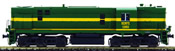 Spanish Diesel Alco Locomotive 1350 of the RENFE