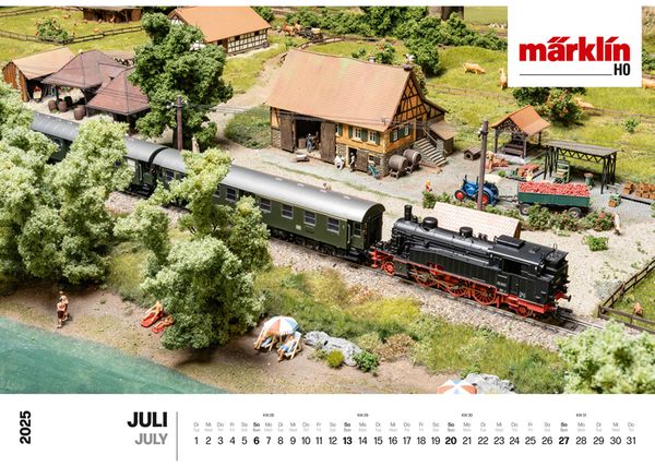 Marklin 19725 - Märklin/Trix Wall Calendar 2025