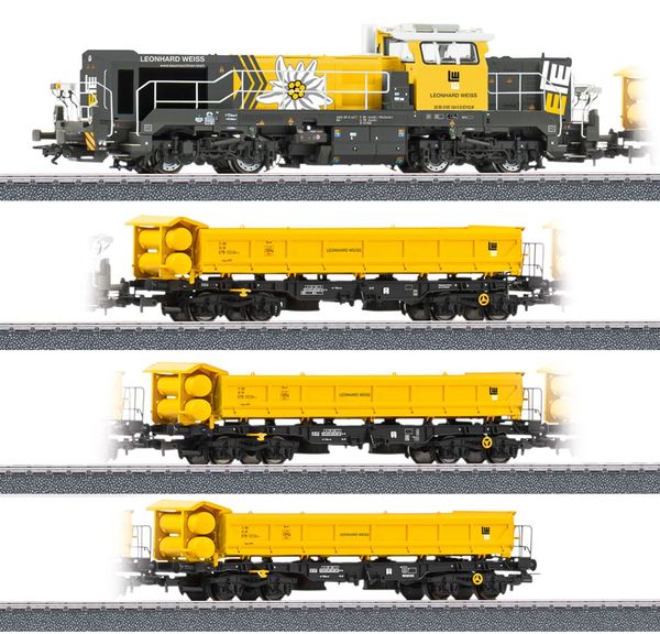 Marklin 26180 - German Construction Train Set DE 18 Leonhard Weiss (Sound)		