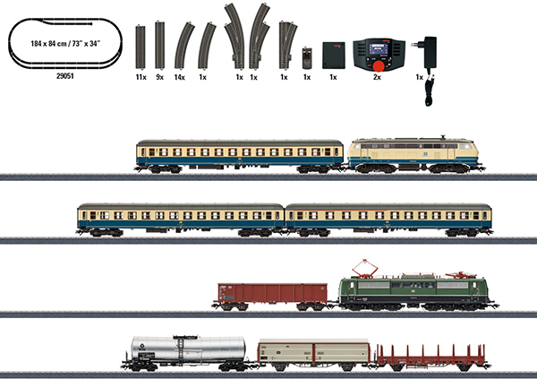 Marklin 29051 - German DB Era IV Digital Starter Set