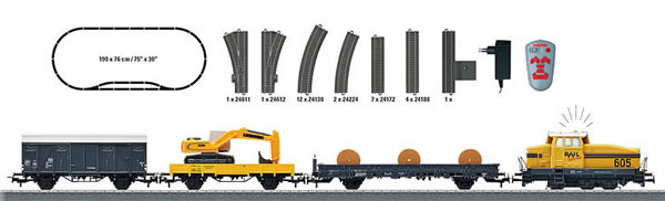 Marklin 29184 - Start Up - Diesel Locomotive Starter Set Baustelle
