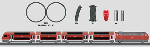 Marklin 29209 - Starter Set Regional Express Battery Operated