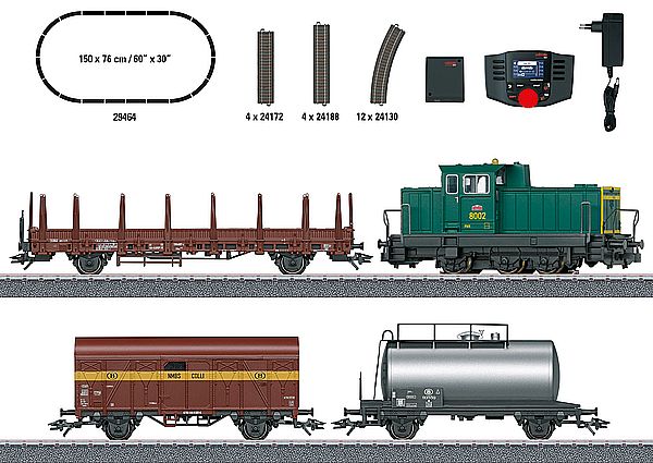 Marklin 29464 - Belgian Freight Train with a Class 8000 Digital Starter Set (Sound Decoder)