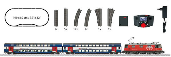 Marklin 29487 - Zürich S-Bahn Digital Starter Set. (Sound Decoder)