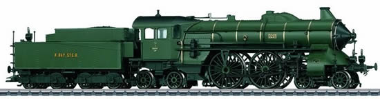 Marklin 37015 - Royal Bavarian Express Steam Locomotive Class S 2/6 of the K.Bay.Sts.B (Sound Decoder)