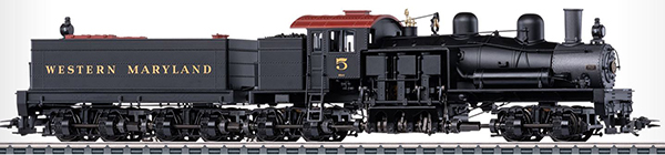 Marklin 38700 - Western Maryland Shay Design Gear Drive Steam Locomotive with sound and smoke