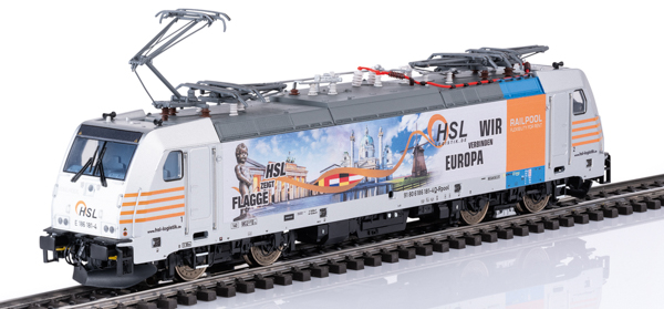 Marklin 38803 - Railpool Electric Locomotive Class 186 “HSL – We Connect Europe” (Sound)