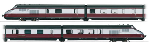 Marklin 39101 - Dgtl DB VT 10.5 Senator Diesel Powered Rail Car Train