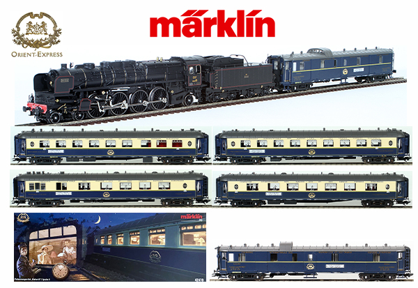 Marklin 392441 - 1930s CIWL Pullman Orient Express Edelweiss Set