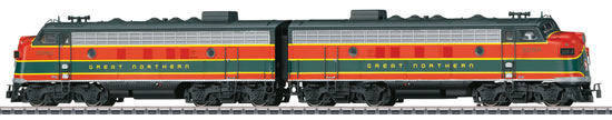 Marklin 39621 - USA Diesel-Electric Locomotive F7 of the GN (Sound