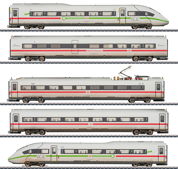 Marklin 39717 - ICE 4 412/812 Powered Railcar Train Special Weathered Edition