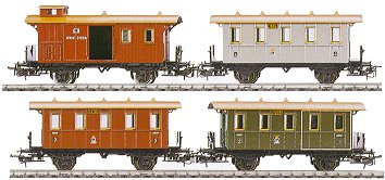 Marklin 4035 - PRUSSIAN TRAIN CAR SET     94