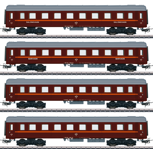 Marklin 41921 - Swedish Passenger Cars-Set z. Reihe Da