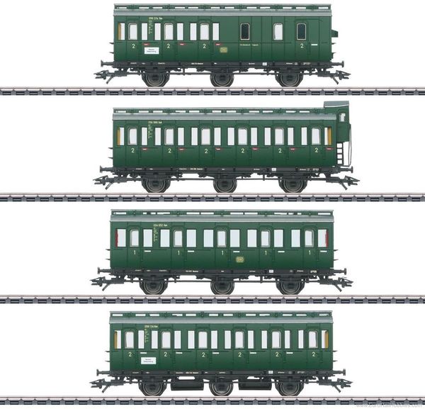 Marklin 42046 - Prussian Compartment Car Set