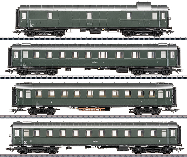 Marklin 42525 - 42525 4-piece express train carriage set of the ÖBB