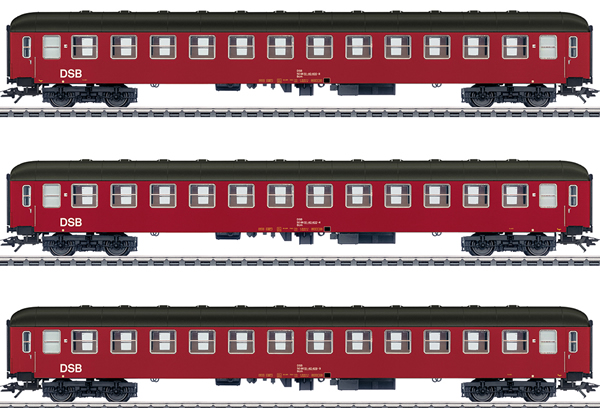 Marklin 42694 - Danish Passenger 3-Car Set of the DSB