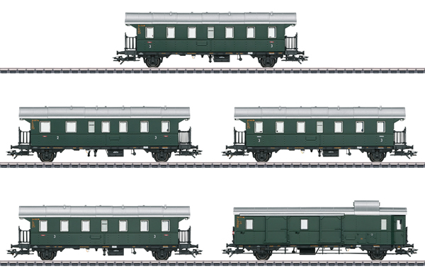 Marklin 43141 - German Passenger Car Set of the DB