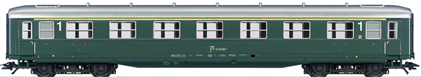 Marklin 43212 - ÖBB type AB4ü-38 Schürzenwagen, 1st class, Era IV