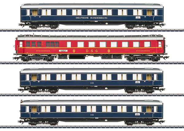 Marklin 43233 - F41 Senator Express Train Passenger Car Set