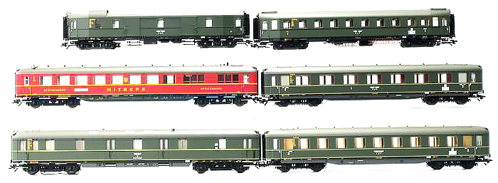 Marklin 43256 - German Passenger Car Set of the DRG