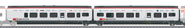 Marklin 43467 - Add-On Car Set 2 for the Class RABe 501 Giruno (Swiss/Italy Design)