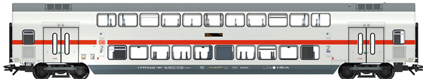 Marklin 43484 - DB AG IC2 Bi-Level Intermediate Car, 2nd Class, Era VI