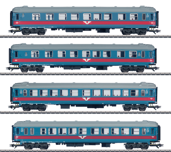 Marklin 43789 - 4pc Express Train Car Set