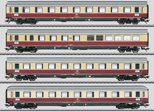 Marklin 43854 - TEE Helvetia Express Train Passenger Car Set 