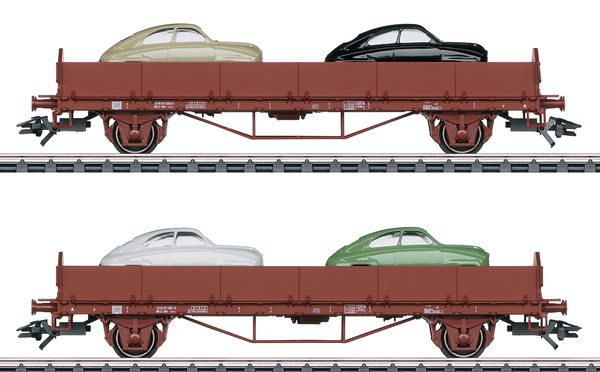 Marklin 45084 - SJ Saab 92 Stake 2-Car Set, Era III