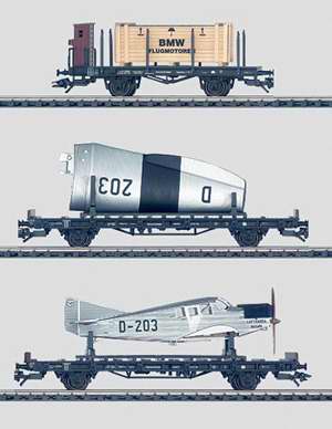 Marklin 45093 - 3pc Airport Transport Car Set