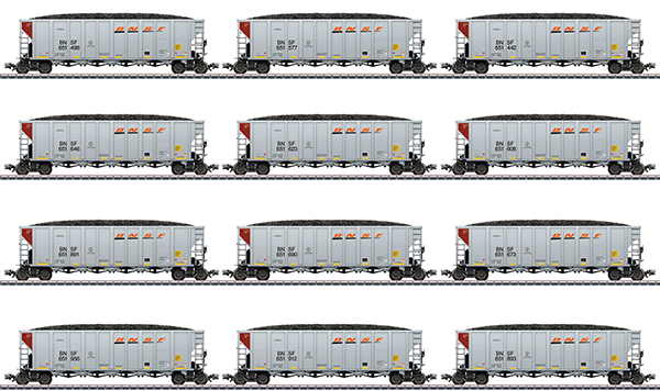 Marklin 45666 - BNSF Hopper Car Set, Era VI