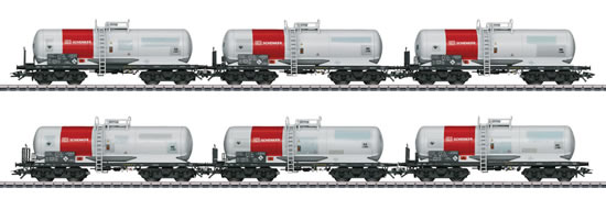 Marklin 46461 - 6pc DB Schenker Tank Car Set