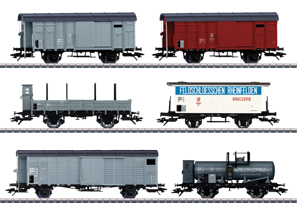 Marklin 46520 - SBB Freight 6-Car Set for the Köfferli, Era II