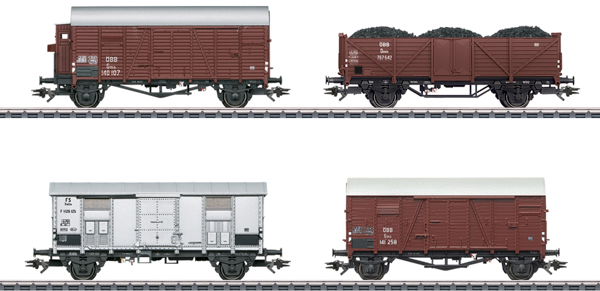 Marklin 46564 - 4pc Freight Car Set for the Class 52 Steam Locomotive