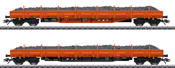 Marklin 47099 - RTS Ballast Transport Low Side 2-Car Set, Era VI
