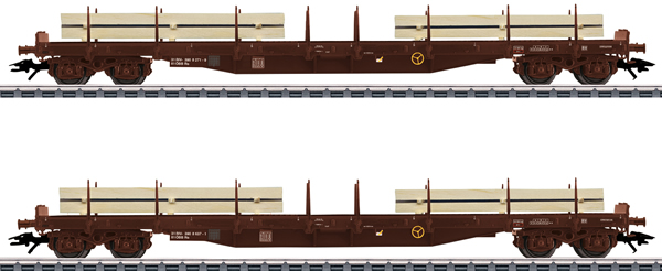 Marklin 47150 - Austrian Lumber Flat 2-Car Set of the ÖBB