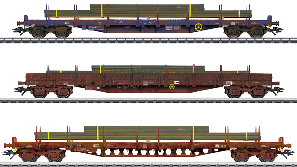 Marklin 47160 - Luxembourgian Flat Car-Set of the CFL