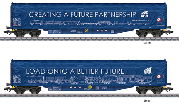 Marklin 47169 - Sliding tarpaulin wagon Rilns