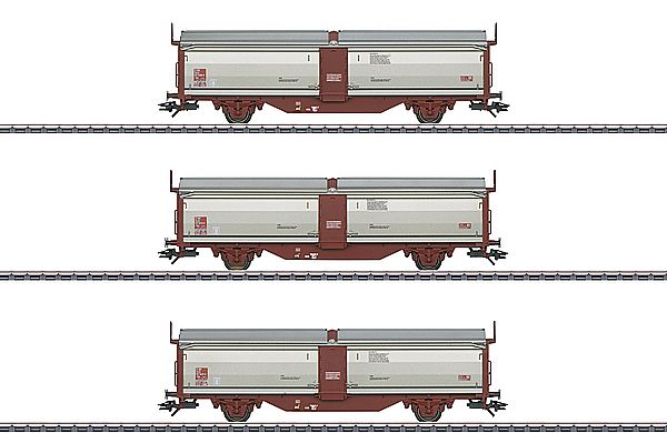 Marklin 47303 - Swedish Freight Car Set Tbis 571 of the SJ