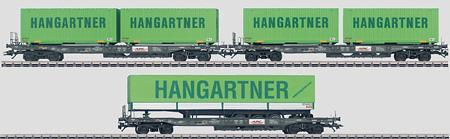 Marklin 47453 - DEEP WELL FLAT 2-CAR SET  07