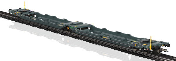 Marklin 47472 - German Deep Well Flat Car Set of the MFD-Rail