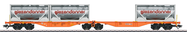 Marklin 47805 - Type Sggrss Double Container Transport Car Wascosa, Era VI