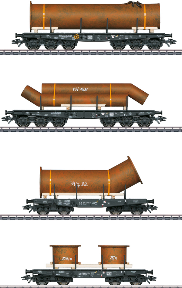 Marklin 48695 - Heavy-Duty Flat Car Set for the Class 193