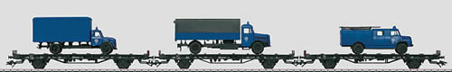 Marklin 48724 - THW Flat Car Set