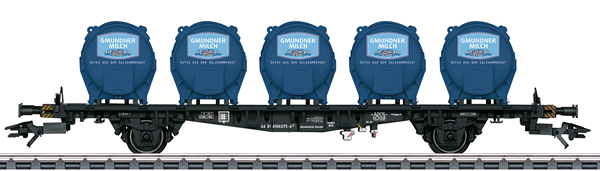 Marklin 48934 - ÖBB Type Lbgjs 598 Gmundner Milch Transport Car, Era VI