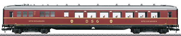 Marklin 58146 - DSG Schürzenwagen Skirted Dining Car, Era III